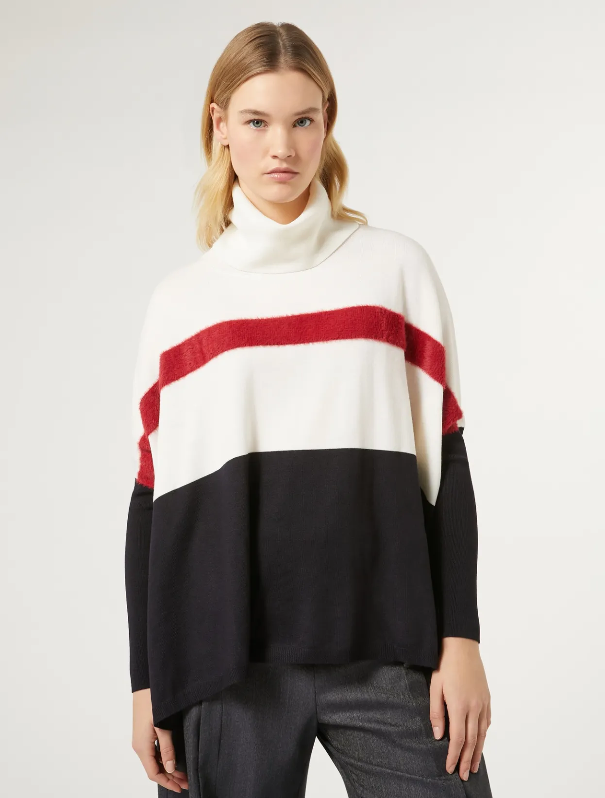 Knitwear | Knitwear | Marina Rinaldi Wool jumper ULTRAMARINE