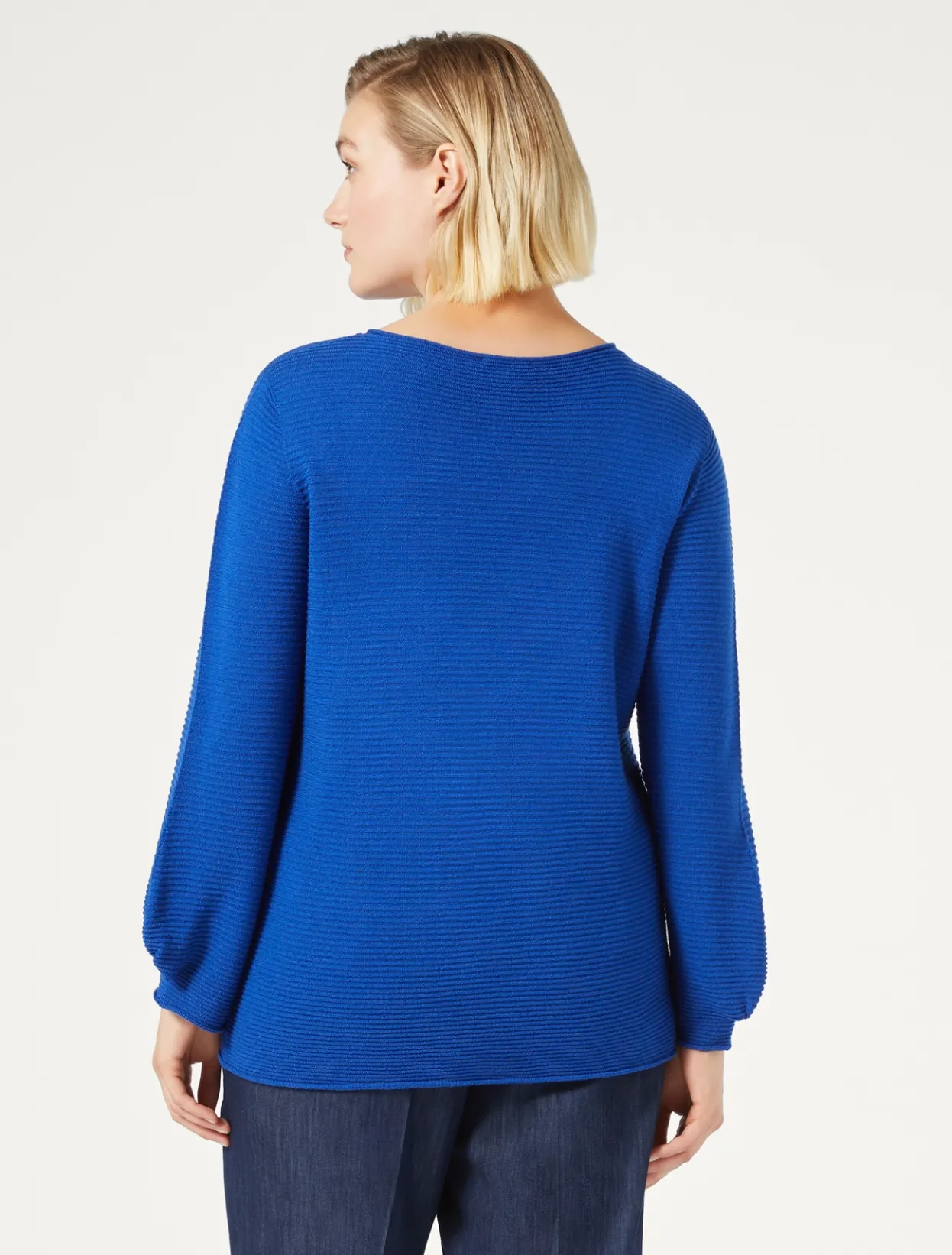 Knitwear | Knitwear | Marina Rinaldi Wool sweater CHINABLUE