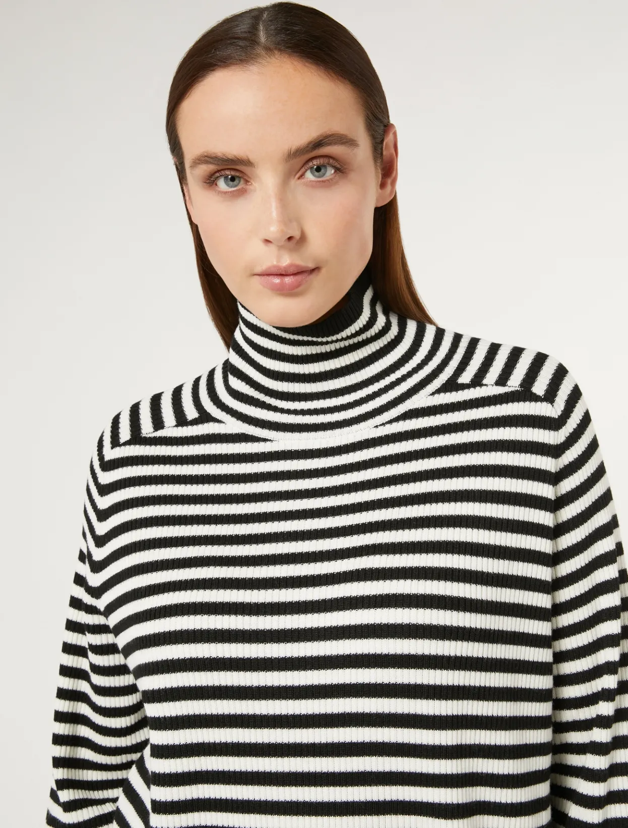 Knitwear | Knitwear | Marina Rinaldi Wool sweater BLACK