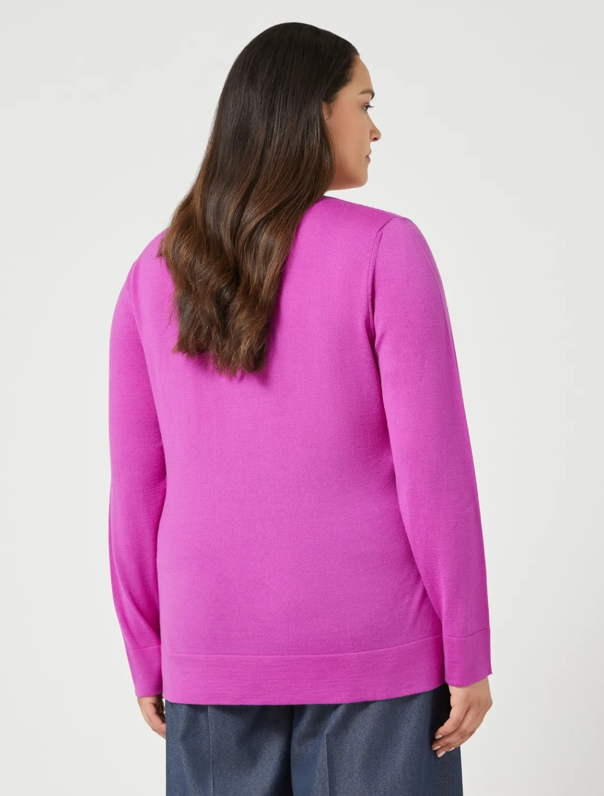 Knitwear | Knitwear | Marina Rinaldi Wool sweater PINK