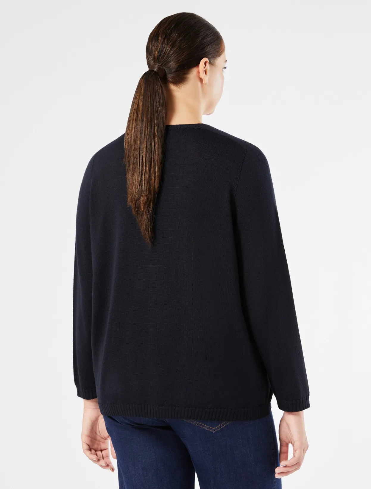 Knitwear | Knitwear | Marina Rinaldi Wool yarn sweater ULTRAMARINE