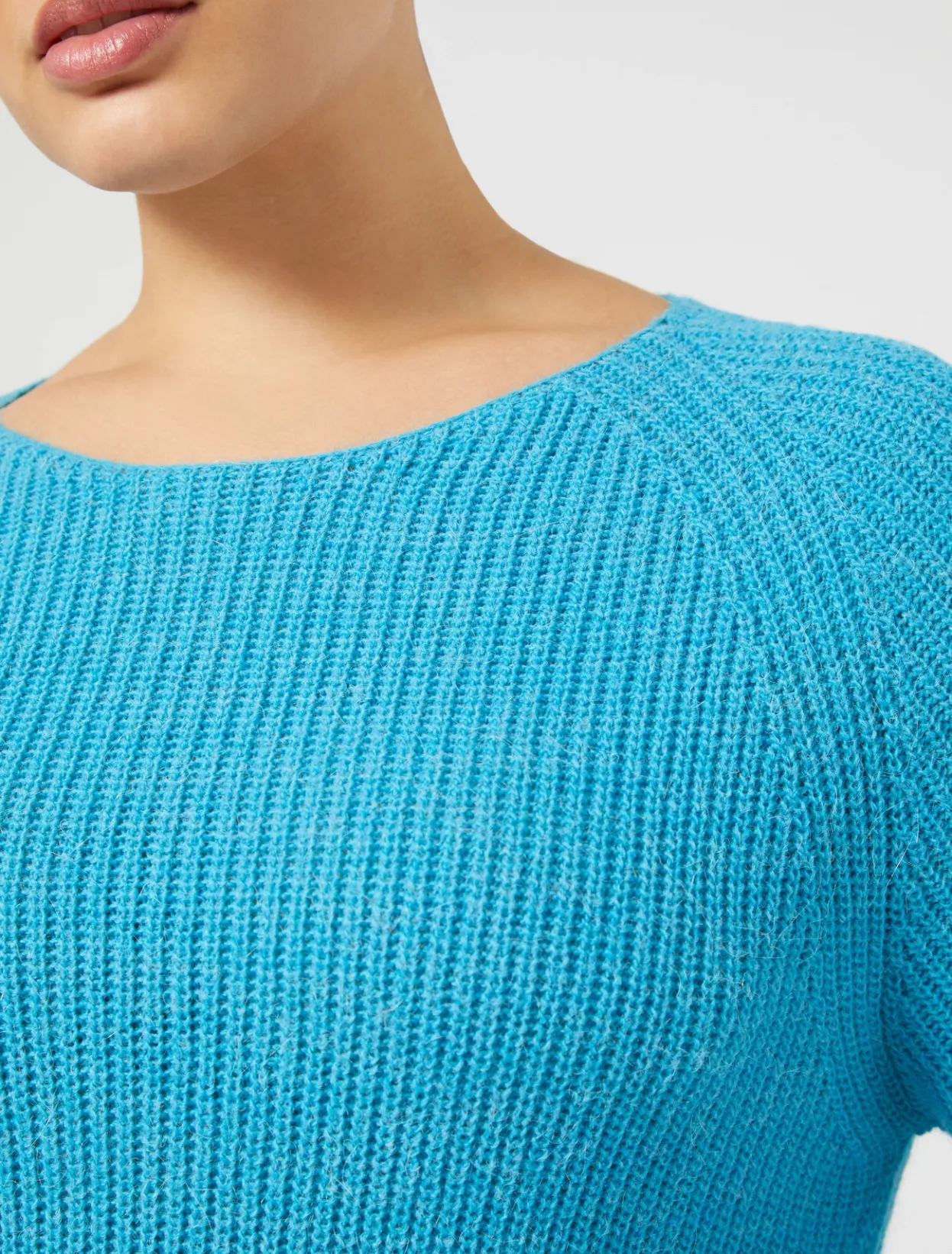 Knitwear | Knitwear | Marina Rinaldi Wool-blend sweater TURQUOISE